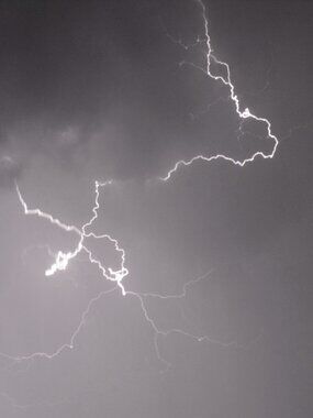 Crazy Oklahoma Lightning photo print
